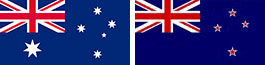 Australian Flag & New Zealand Flag