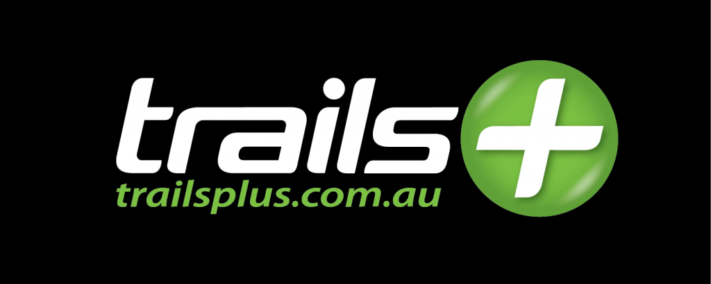 Trails Plus Logo On Black